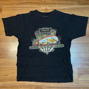 Harley Davidson 1997 Athens Ohio Biker Eagle Large Graphic T-shirt